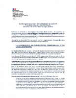 MINISTERE DE LA COHESION DES TERRITOIRES_2020-03-22_Loi d’urgence-dispositions relatives aux collectivités territoriales