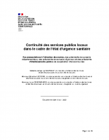 MINISTERE DE LA COHESION DES TERRITOIRES_2020-04-13_Continuité des services publics