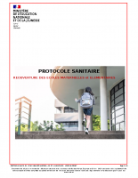 MINISTERE EDUCATION NATIONALE_2020-04-29_Protocole sanitaire relatif à la réouverture des écoles maternelles et élémentaires